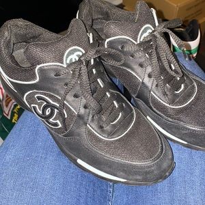 Chanel Black & white sneakers